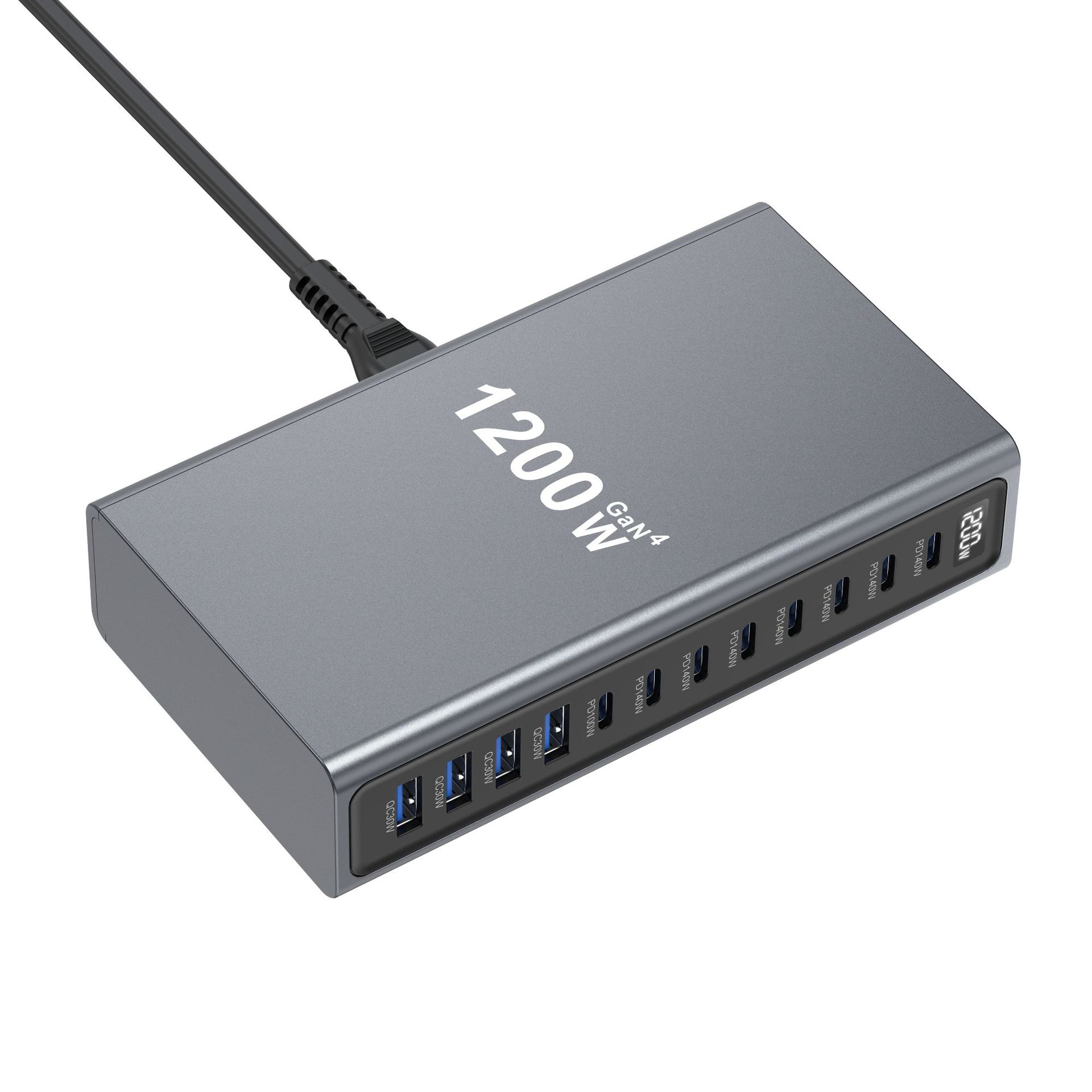 Multi Port Usb Hub - Neuer 1200W Multi-Port GaN Desktop-Hub-Adapter 140W