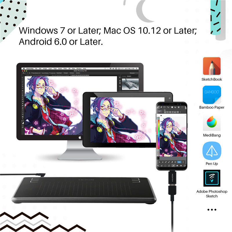 Digital Signature Pad - Stock H430P Animations-Design-Tablet, Elektronisches Signaturpad, Digitaler
