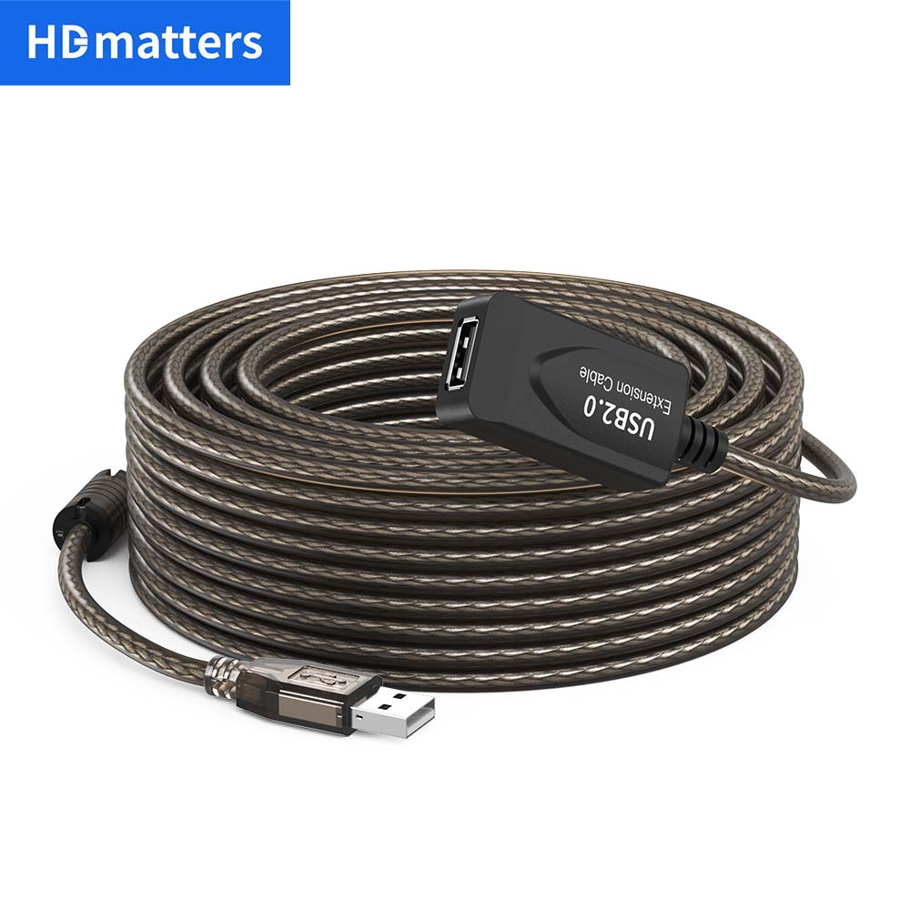 Usb Extender Active - USB 2.0 Verlängerungskabel 10M mit Booster