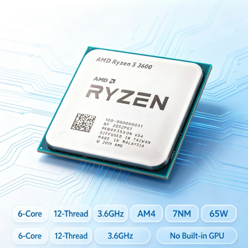 Amd Cpu Ryzen 5 - Ryzen 5 3600 6-Kern 12-Thread CPU