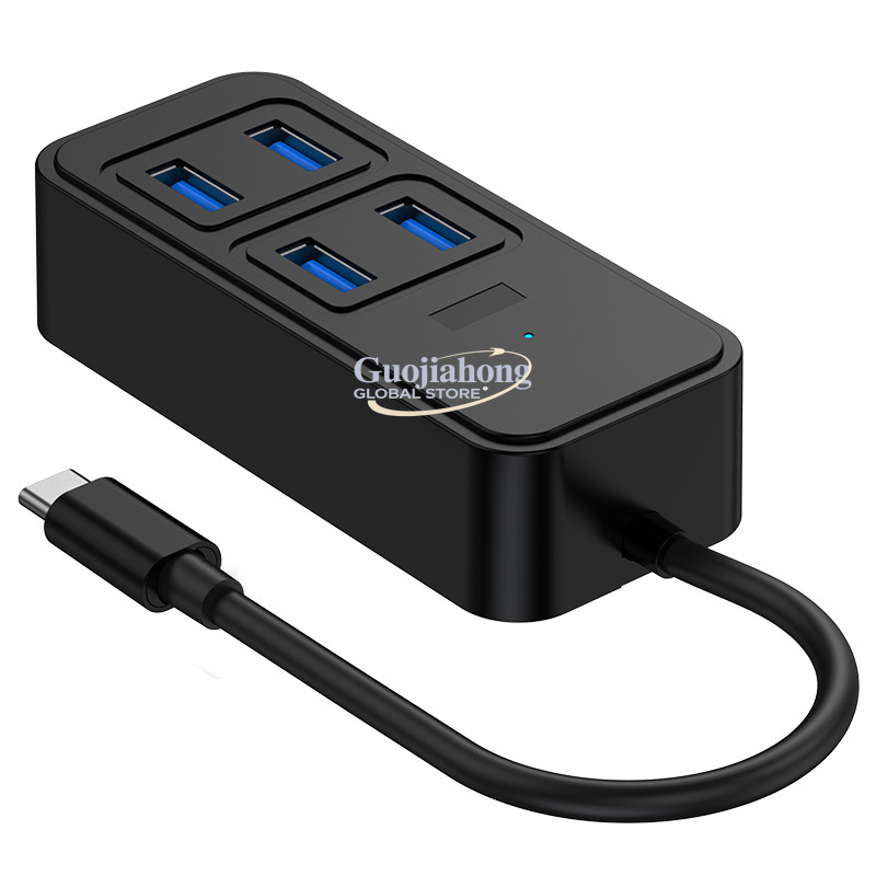 Multi Port Usb Hub - Grenzüberschreitender USB3.0-Hub, USB-Schnittstellenadapter, TYPE-C zu DC5W,