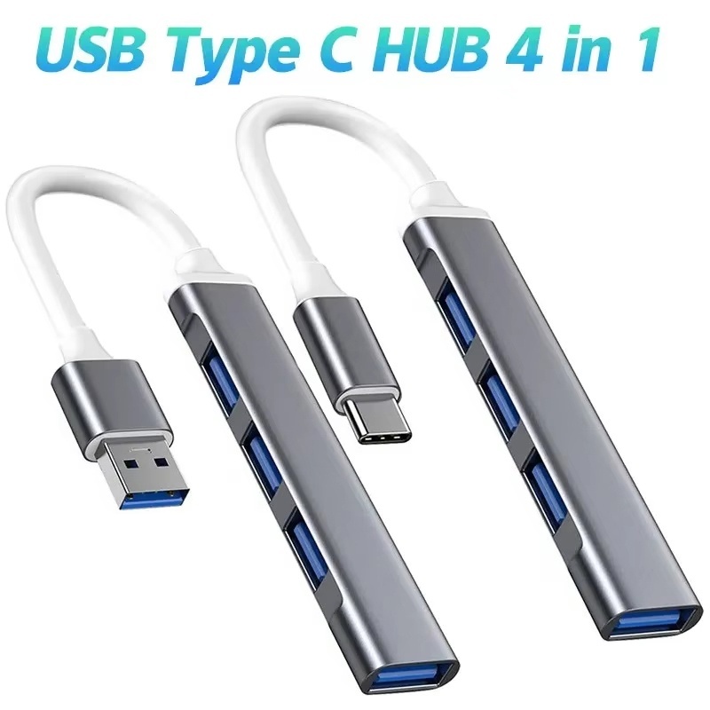 Multi Port Usb Hub - USB 3.0 Hub 4-Port USB-Hub Hochgeschwindigkeits-Typ-C-Splitter