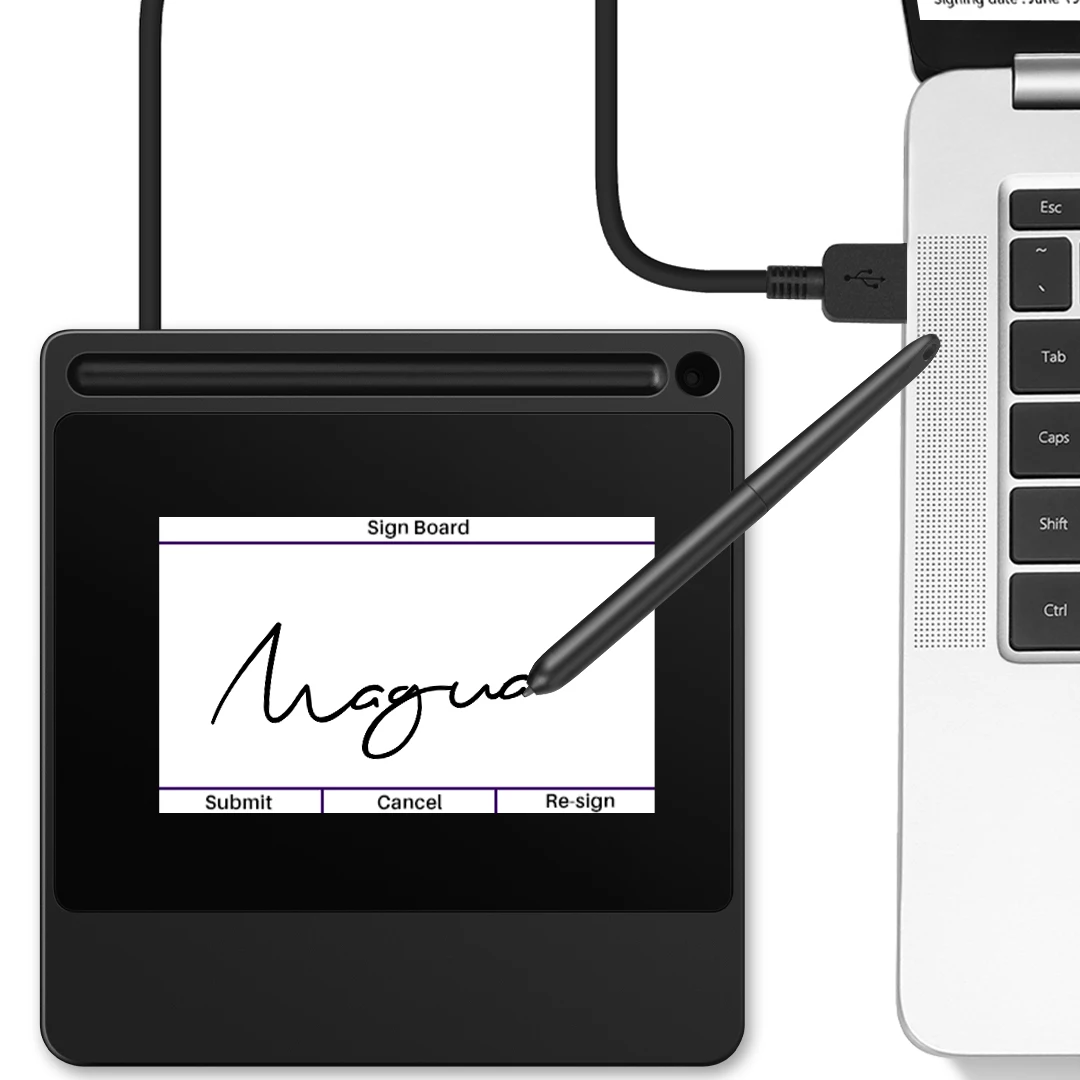 Digital Signature Pad - DS510 5-Zoll elektronischer digitaler Stift, papierloses