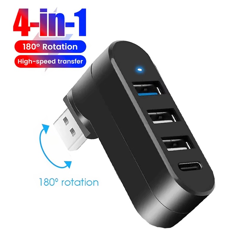 Multi Port Usb Hub - 4-Port Multi USB 2.0 HUB Mini