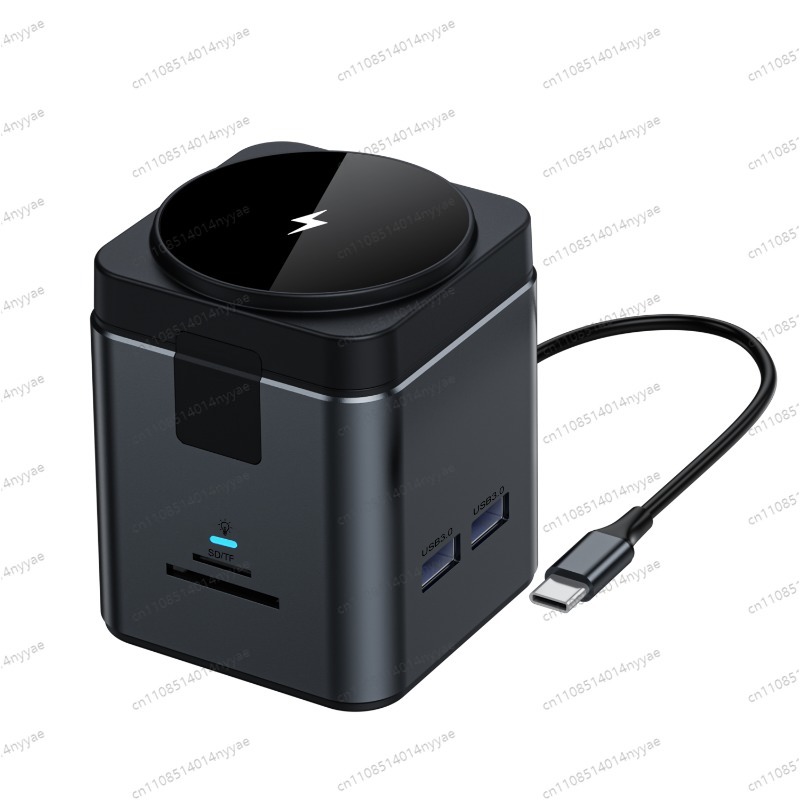 Multi Port Usb Hub - 100W Desktop-Ladestation - PD-Schnellladegerät mit USB-C-Hub,