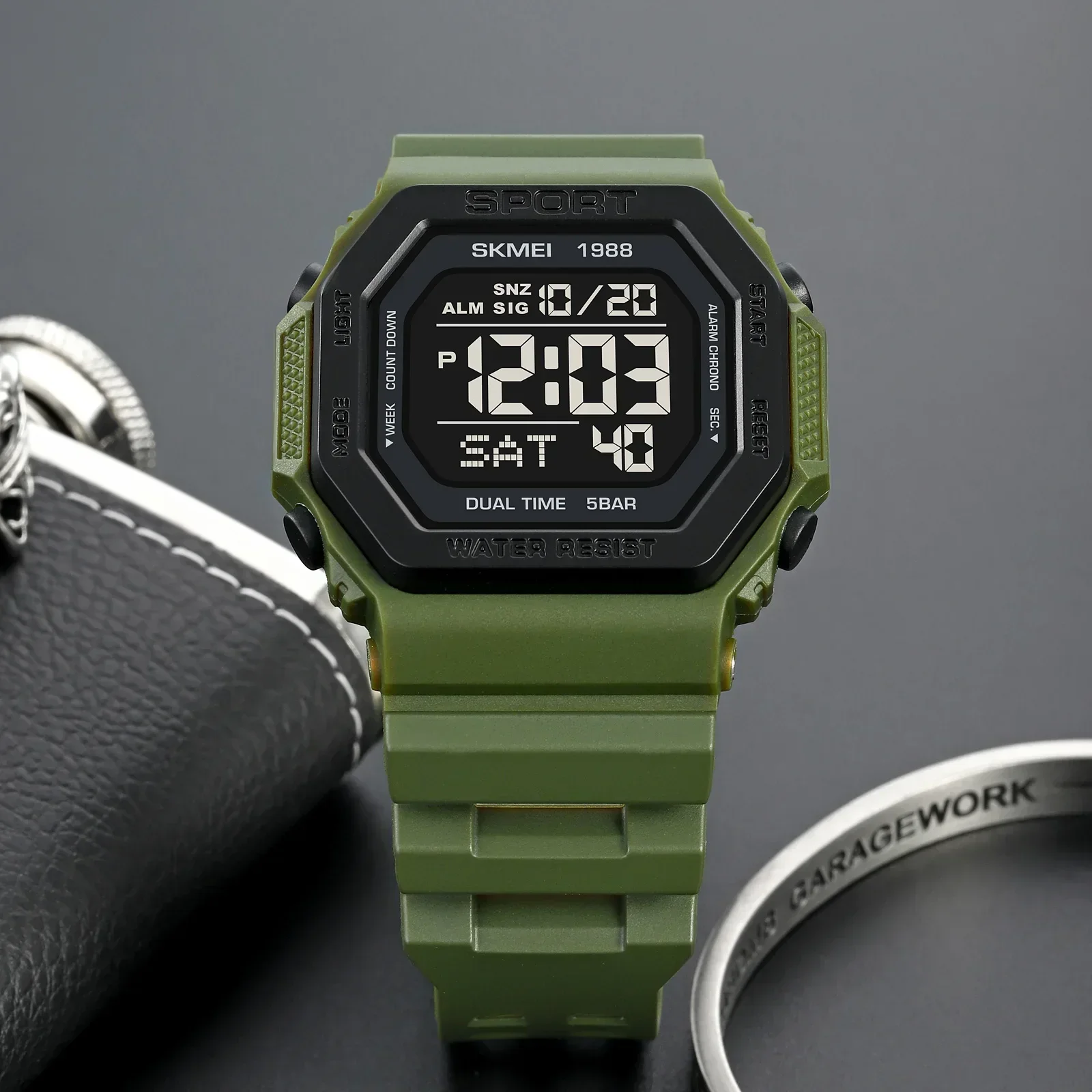 Skmei 1988 Herren-Militär-Coun – Digital Timer Countdown Bewertung und Preis