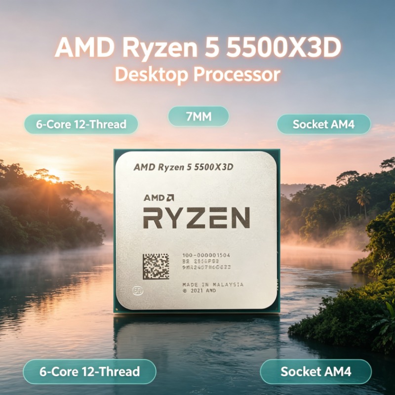 AMD Ryzen 5 5500X3D Gaming-CPU – Amd Cpu Ryzen 5 Bewertung und Preis