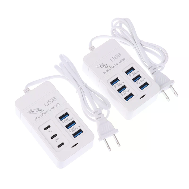 1PC UNS Stecker 6Ports Multipo – Multi Port Usb Hub Bewertung und Preis