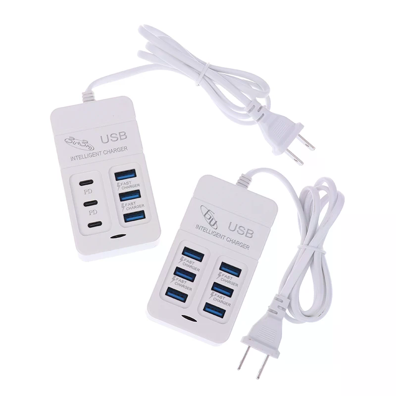1PC UNS Stecker 6Ports Multipo – Multi Port Usb Hub Bewertung und Preis