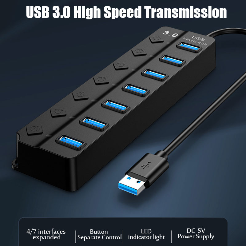 7-in-1 USB 3.0 Hub Multi-USB-S – Multi Port Usb Hub Bewertung und Preis
