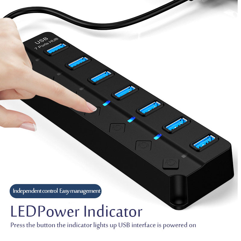 7-in-1 USB 3.0 Hub Multi-USB-S – Multi Port Usb Hub Bewertung und Preis