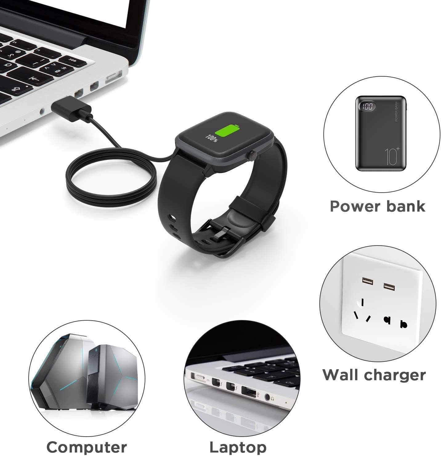USB-Ladekabel für Smartwatch M – Usb Extender Active Bewertung und Preis