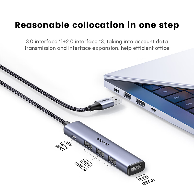 UGREEN USB-Hub mit 4 USB2.0-An – Multi Port Usb Hub Bewertung und Preis