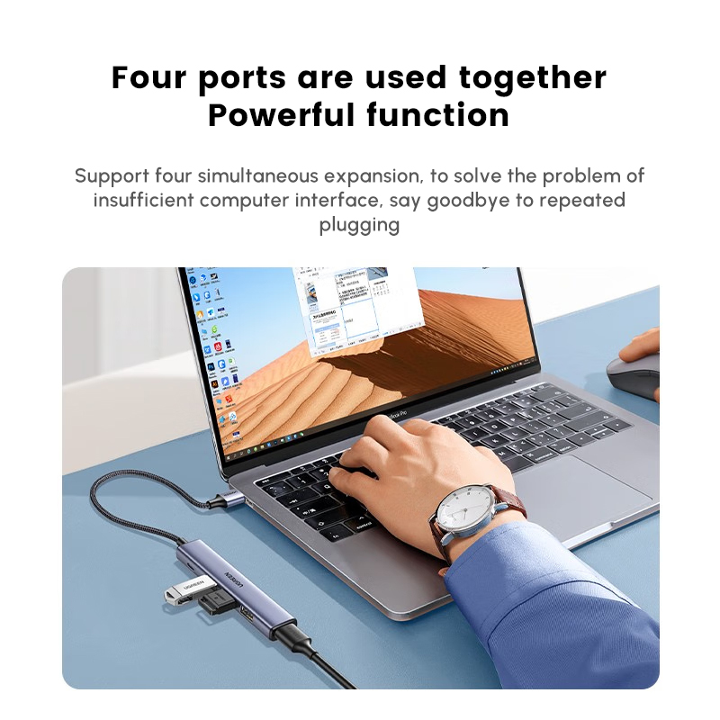 UGREEN USB-Hub mit 4 USB2.0-An – Multi Port Usb Hub Bewertung und Preis