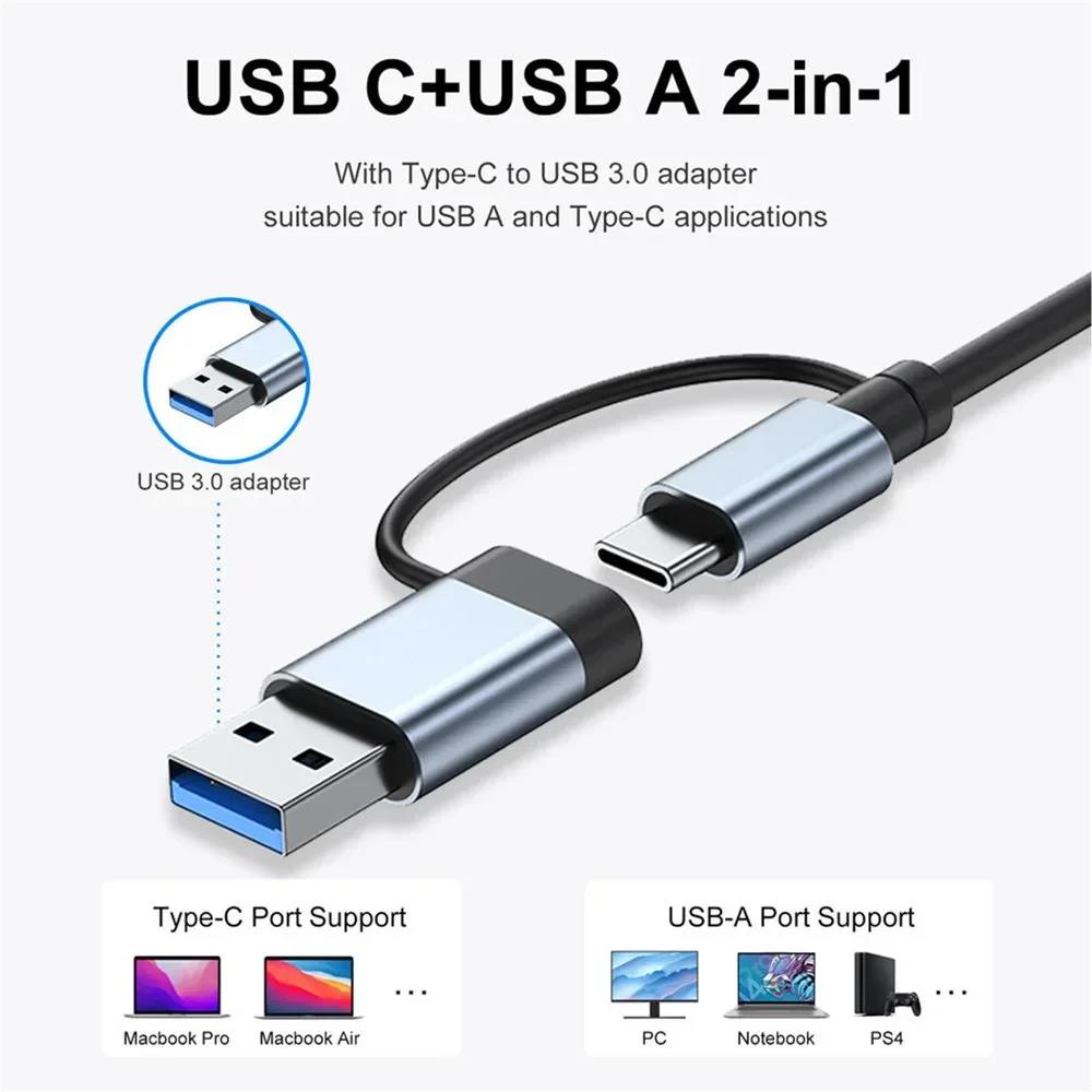 Typ-C-Hub USB-Splitter 8-in-1  – Multi Port Usb Hub Bewertung und Preis