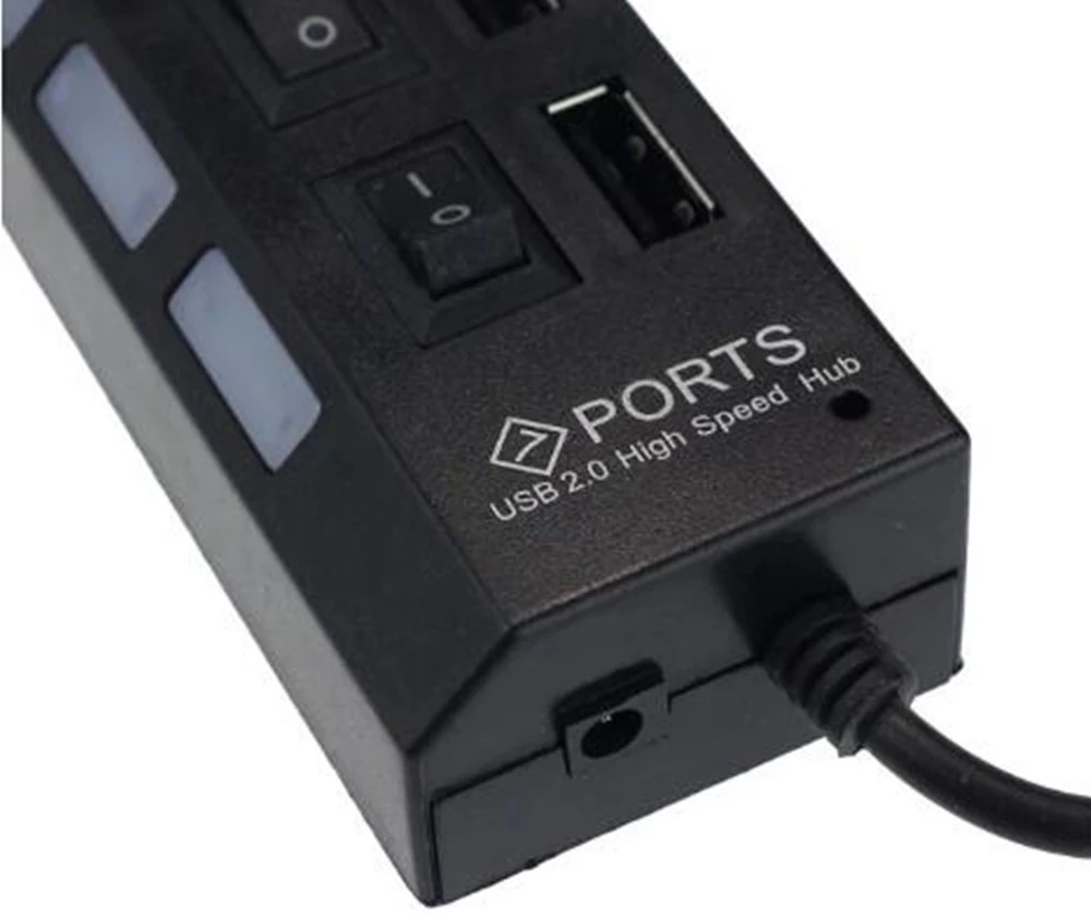7-Port-USB-2.0-Hub-Splitter fü – Multi Port Usb Hub Bewertung und Preis