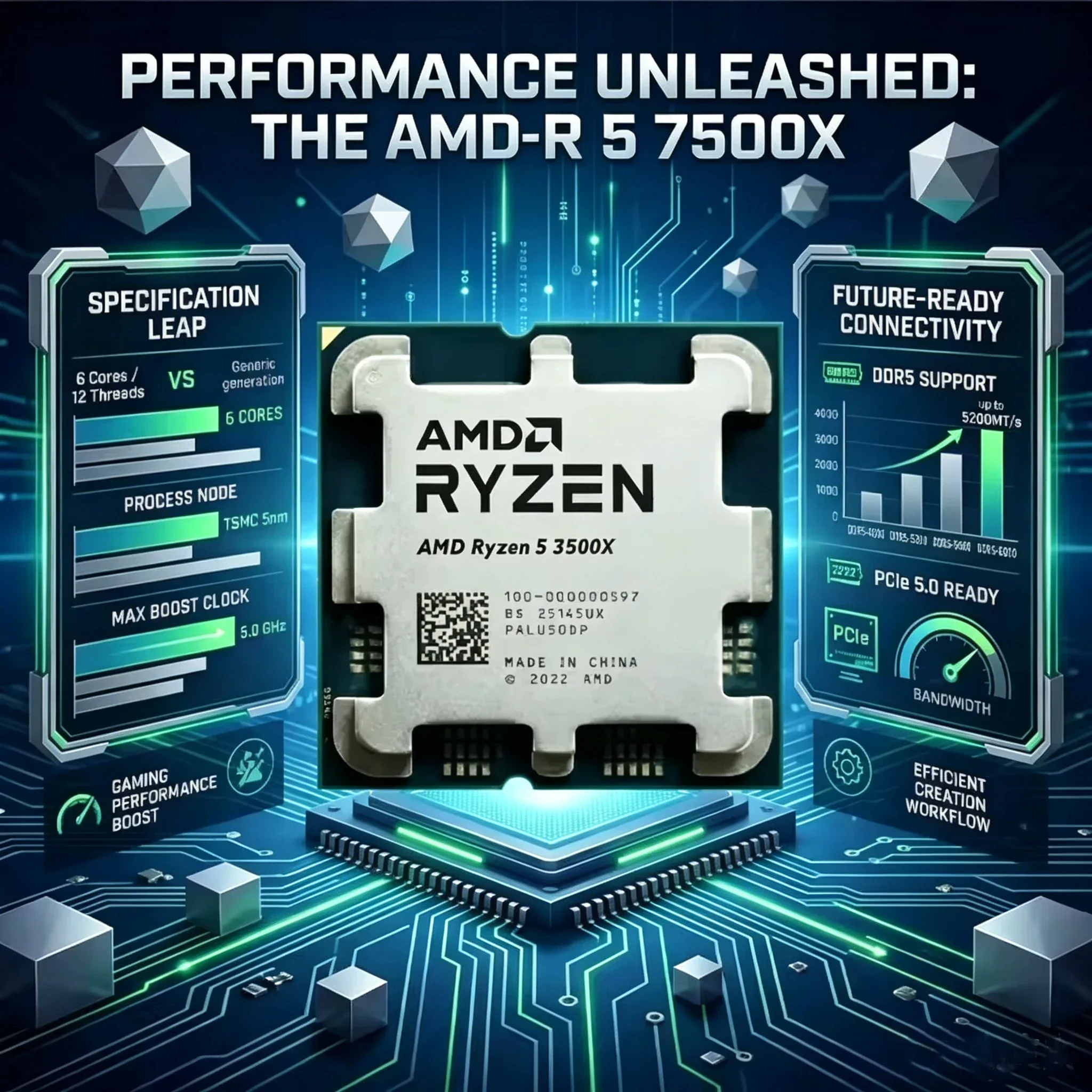 AMD Ryzen 5 3500X R5 3500X Des – Amd Cpu Ryzen 5 Bewertung und Preis