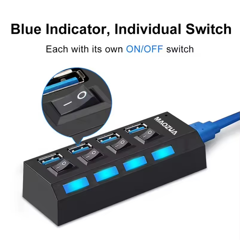 Hochgeschwindigkeits-4-Port-US – Multi Port Usb Hub Bewertung und Preis