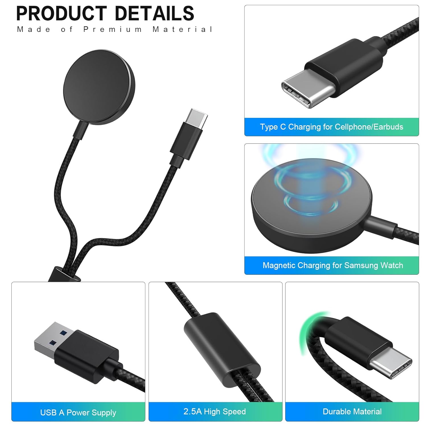 2-in-1-Ladegerät für Samsung G – Usb Extender Active Bewertung und Preis