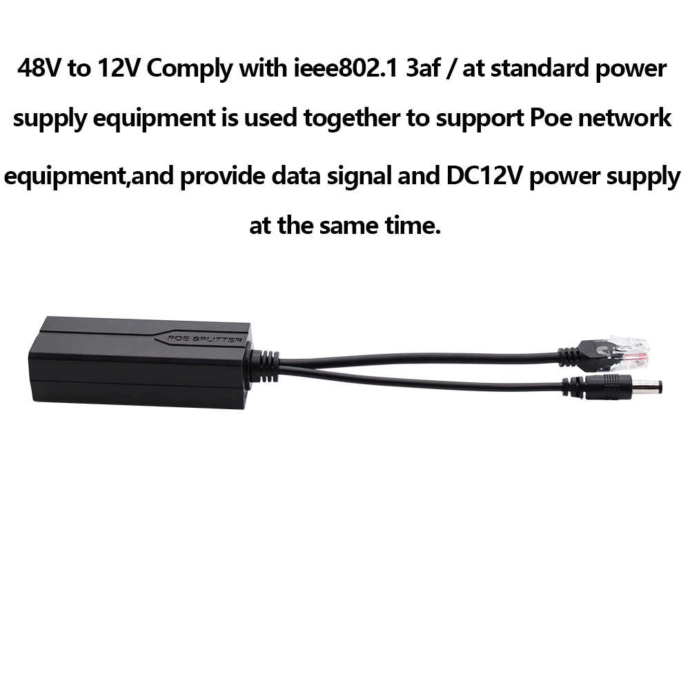 POE-Splitter 48 V auf 12 V/5 V – Power Over Ethernet Bewertung und Preis