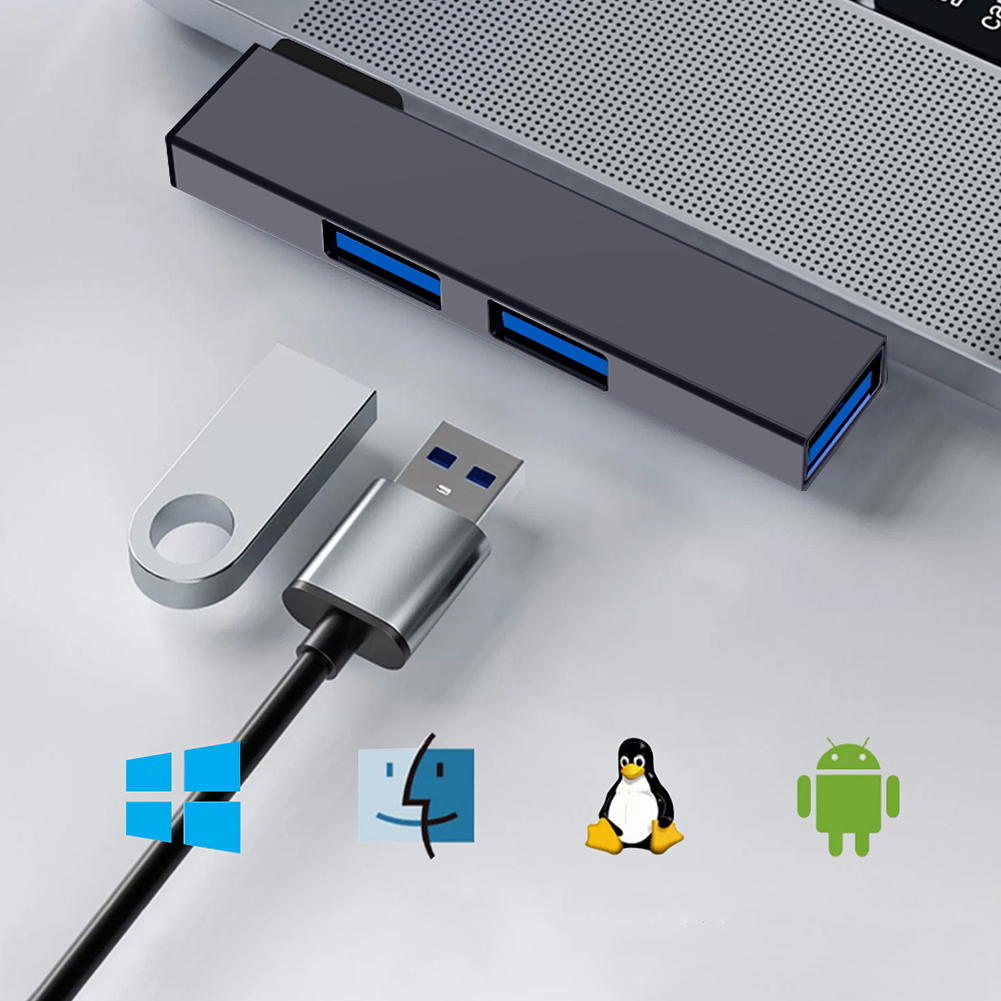 3-in-1 USB-Dockingstation OTG  – Multi Port Usb Hub Bewertung und Preis