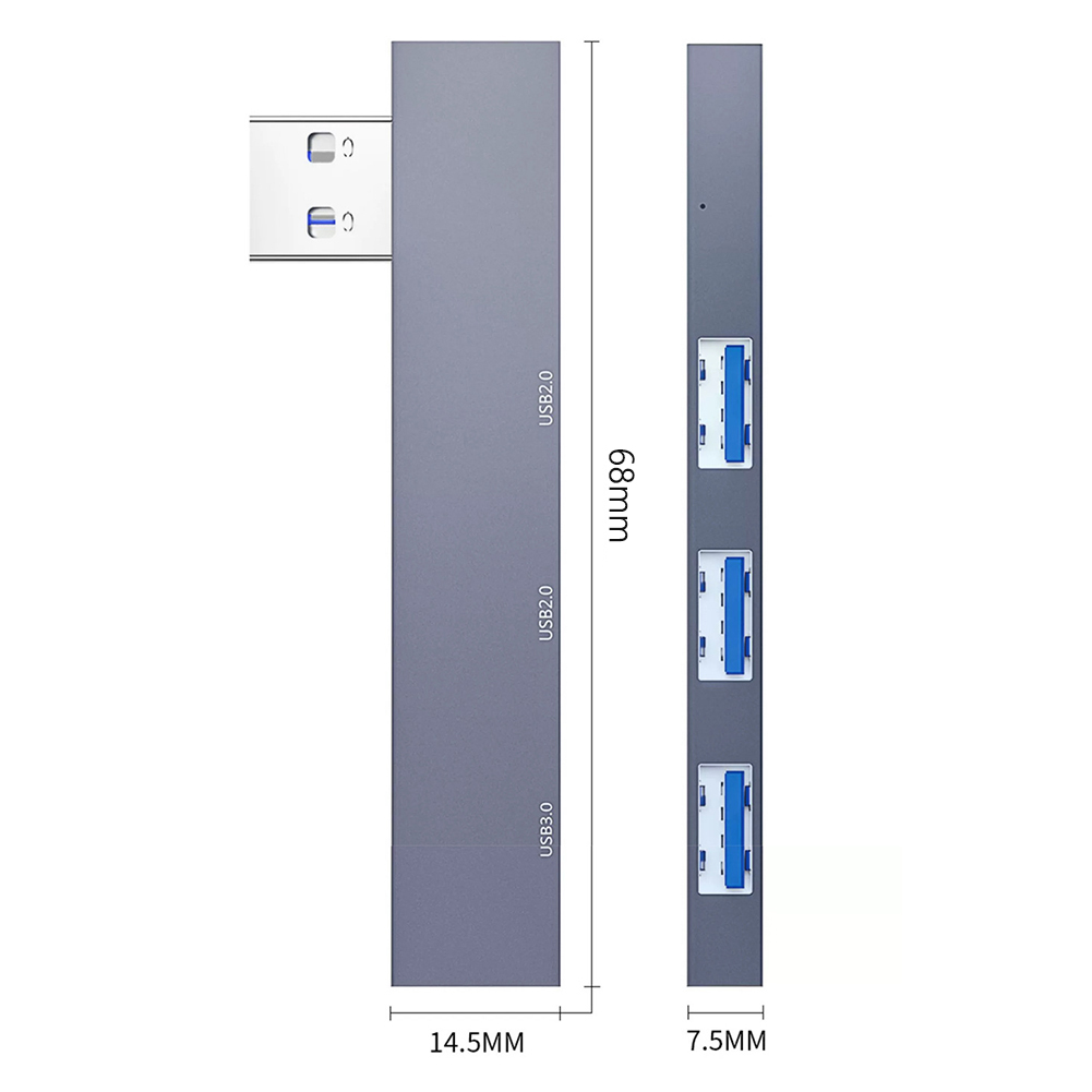 3-in-1 USB-Dockingstation OTG  – Multi Port Usb Hub Bewertung und Preis