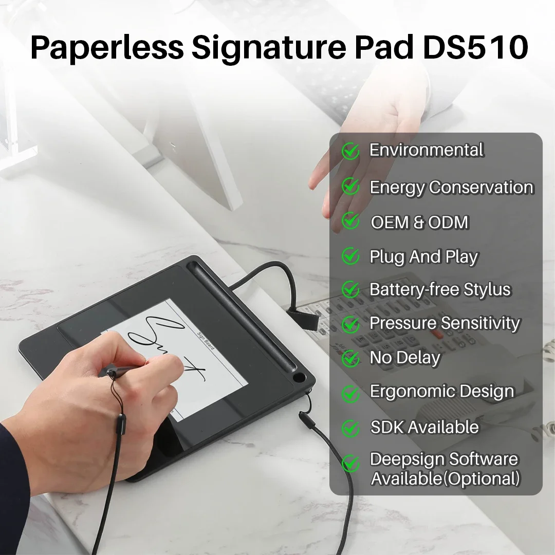 DS510 5-Zoll elektronischer di – Digital Signature Pad Bewertung und Preis