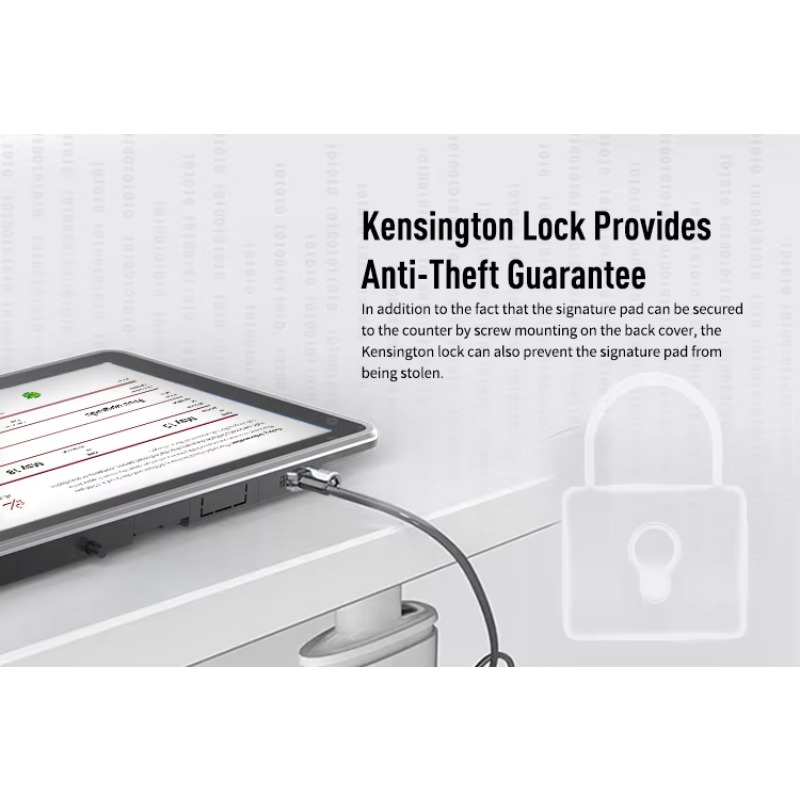 10-Zoll-Großbildschirm-Elektro – Digital Signature Pad Bewertung und Preis