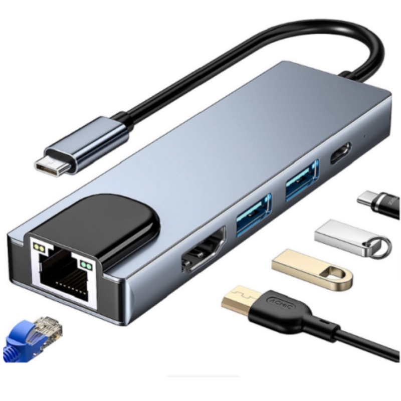 Typ-C 5-in-1 Multifunktions-La – Multi Port Usb Hub Bewertung und Preis