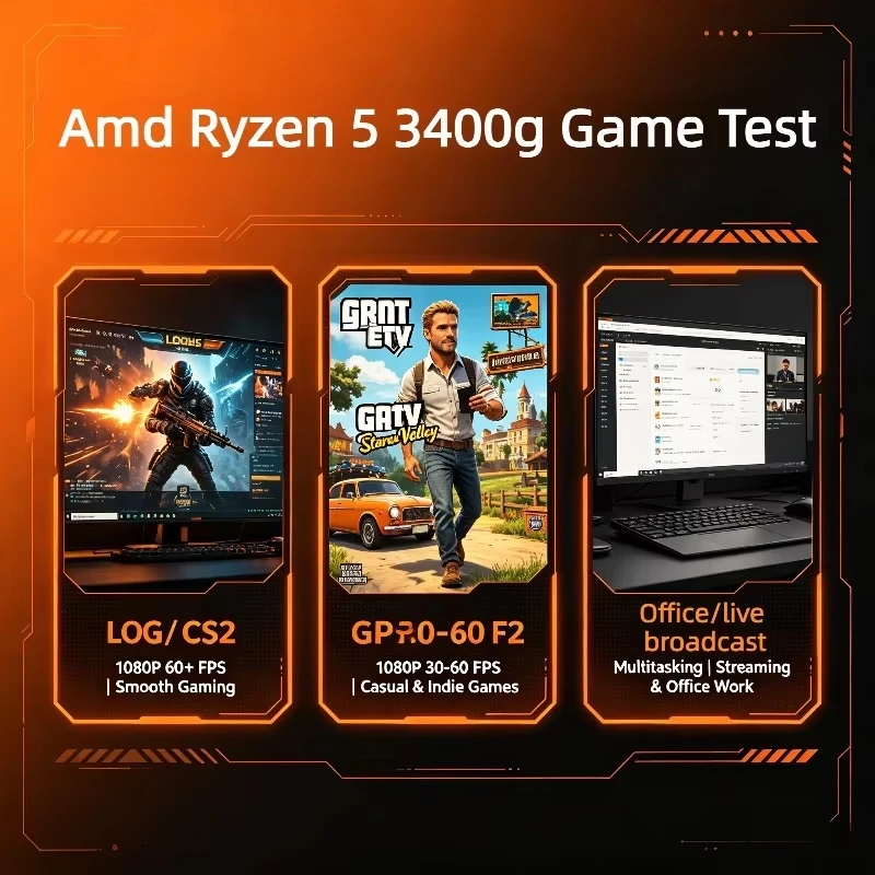 AMD Ryzen 5 3400G AM4 Desktop- – Amd Cpu Ryzen 5 Bewertung und Preis